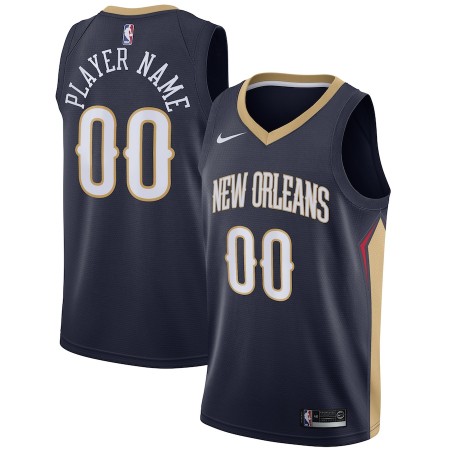 Herren NBA New Orleans Pelicans Trikot Benutzerdefinierte Nike 2020-2021 Icon Edition Swingman